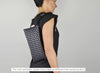 NIGHT AND DAY waist bag made of surplus car upholstery fabric - YUKI bags. Whether you wear it in the front, back or askew, this versatile, compact and spacious waist bag allows you to move freely and comfortable while your hands remain free.