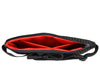 NIGHT AND DAY waist bag made of surplus car upholstery fabric - YUKI bags. Whether you wear it in the front, back or askew, this versatile, compact and spacious waist bag allows you to move freely and comfortable while your hands remain free.